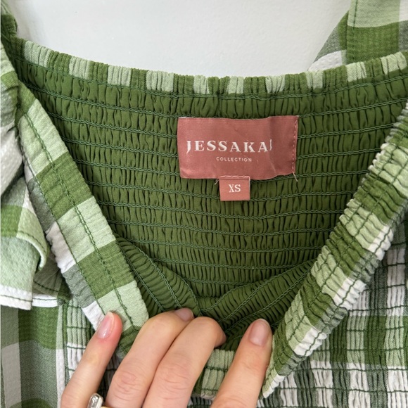 Jessakae Orchard Gingham Dress - Size XS - Picture 6 of 7